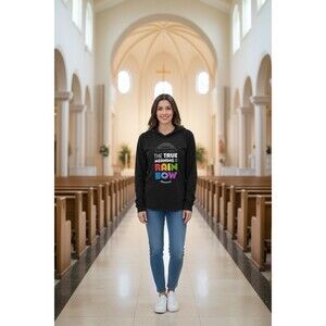 The True Meaning of the Rainbow GENESIS 9:13 Hoodie  M ARK ENCOUNTER Women’s